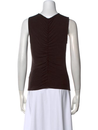 Veronica Beard V-Neck Sleeveless Top