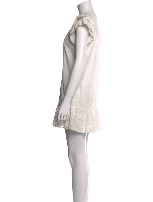 Veronica Beard V-Neck Mini Dress