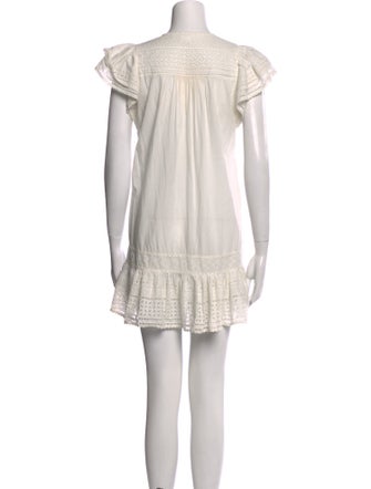 Veronica Beard V-Neck Mini Dress