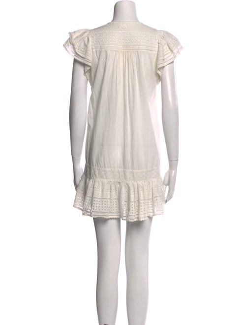 Veronica Beard V-Neck Mini Dress