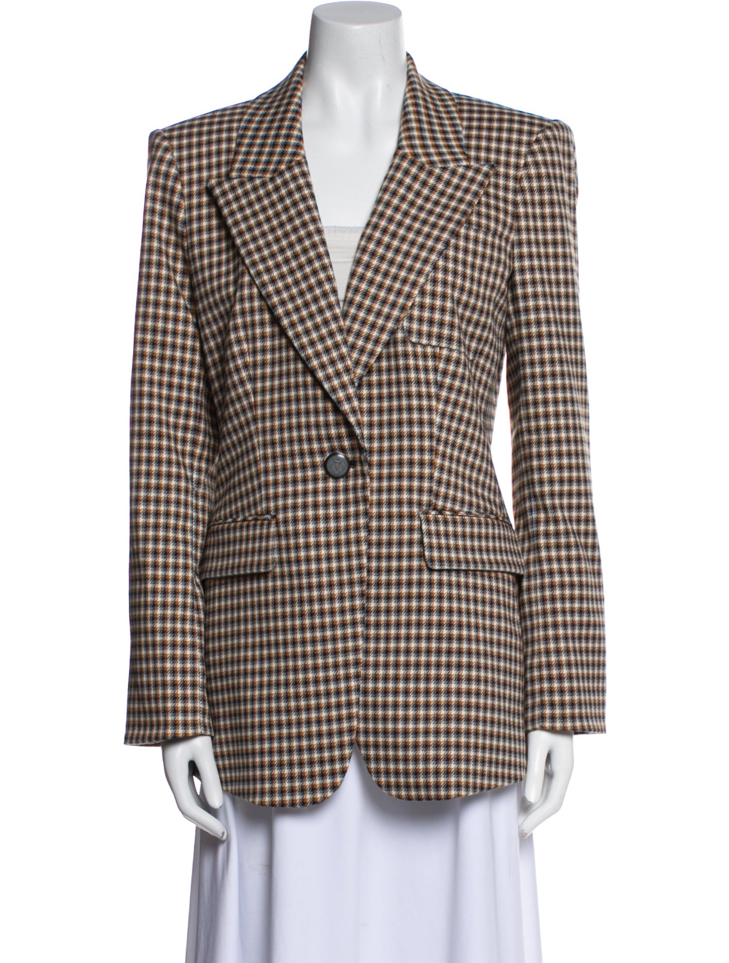 Veronica Beard Plaid Print Blazer w/ Tags