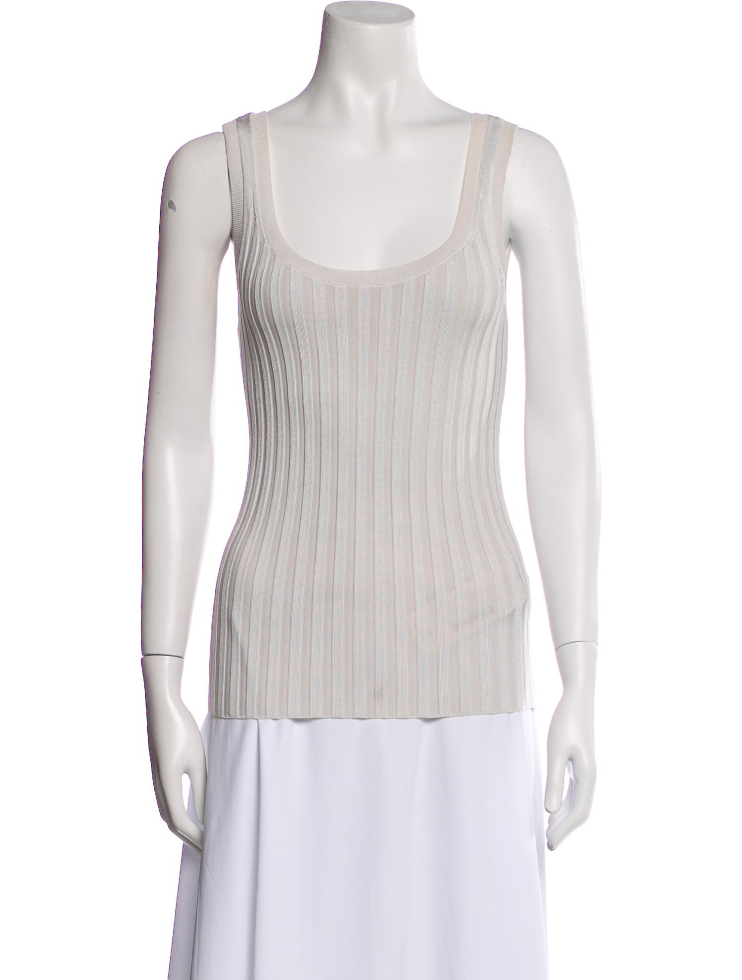 Veronica Beard Scoop Neck Sleeveless Top