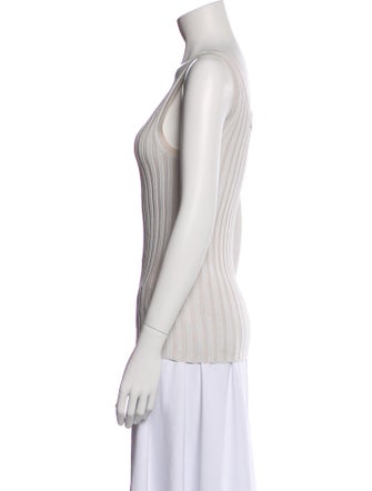 Veronica Beard Scoop Neck Sleeveless Top