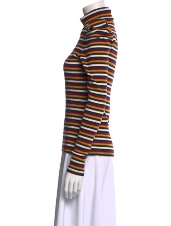 Veronica Beard Striped Turtleneck Sweater