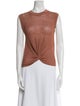 Veronica Beard Crew Neck Sleeveless Top