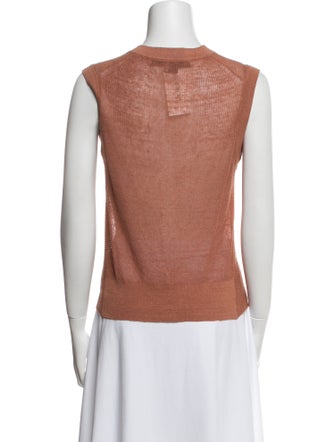 Veronica Beard Crew Neck Sleeveless Top