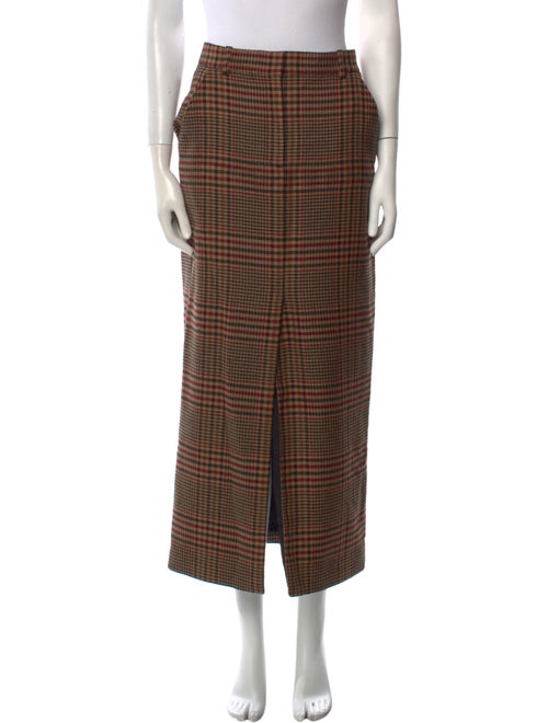 Veronica Beard Virgin Wool Midi Length Skirt