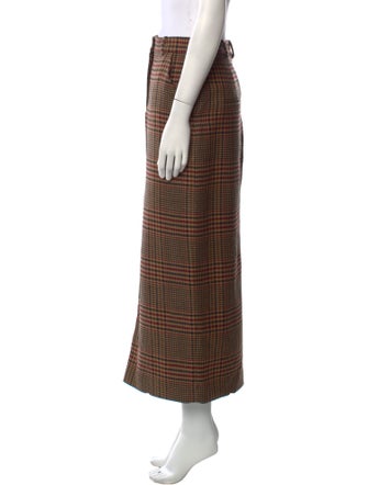 Veronica Beard Virgin Wool Midi Length Skirt