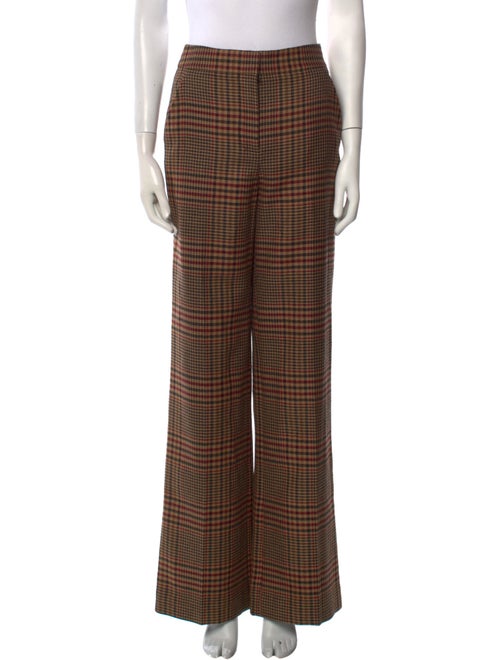 Veronica Beard Virgin Wool Wide Leg Pants
