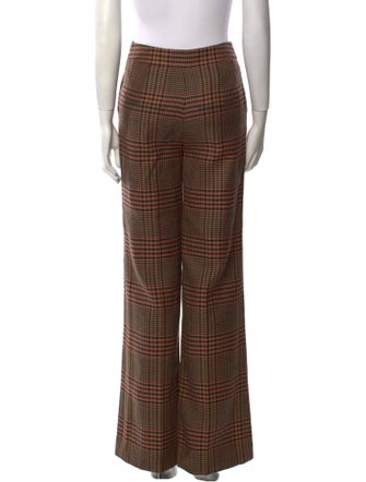 Veronica Beard Virgin Wool Wide Leg Pants