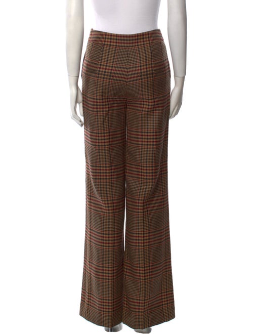 Veronica Beard Virgin Wool Wide Leg Pants