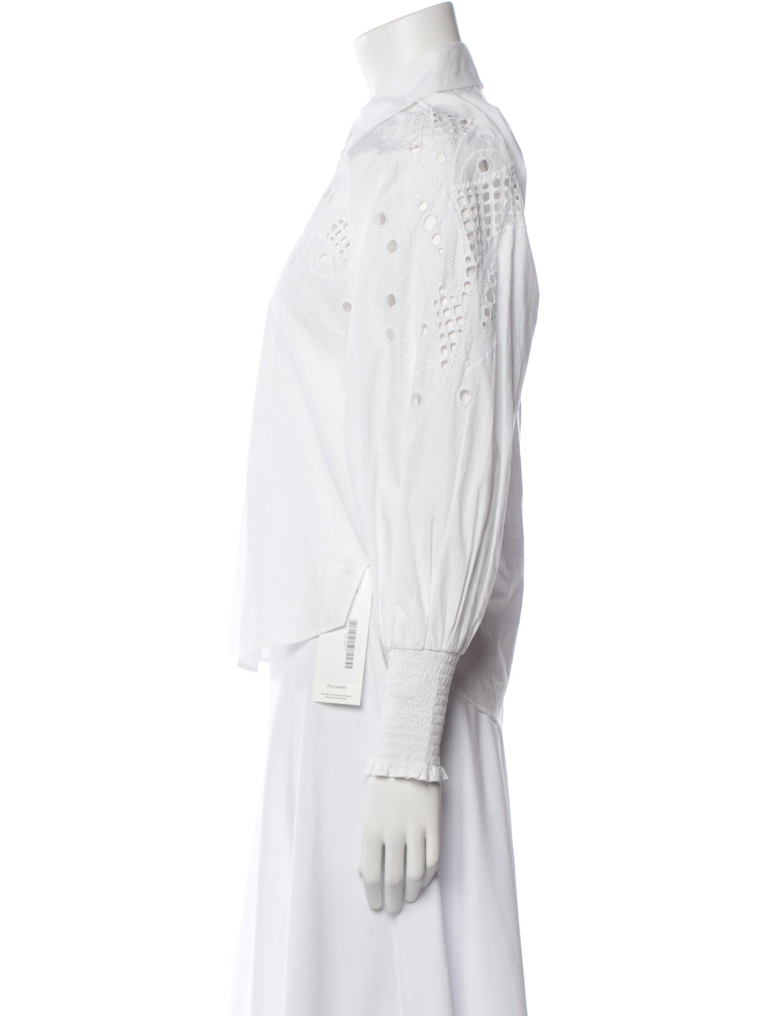 Veronica Beard Long Sleeve Button-Up Top