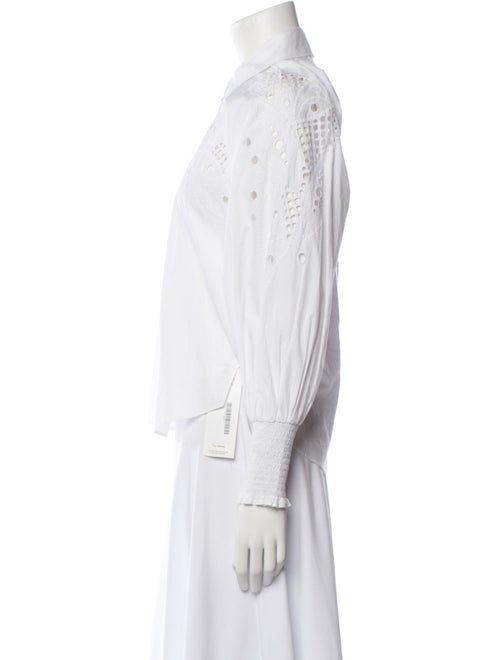 Veronica Beard Long Sleeve Button-Up Top