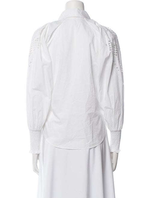 Veronica Beard Long Sleeve Button-Up Top