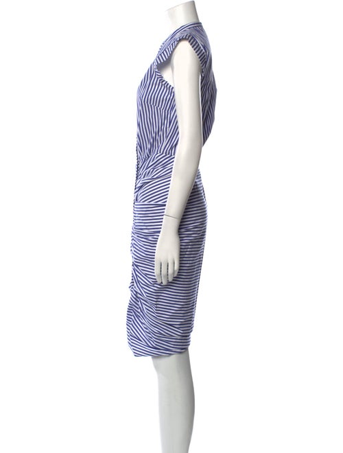 Veronica Beard Striped Midi Length Dress