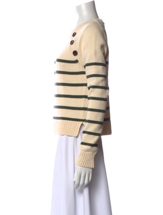 Veronica Beard Striped Crew Neck Sweater