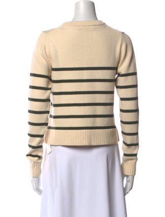 Veronica Beard Striped Crew Neck Sweater