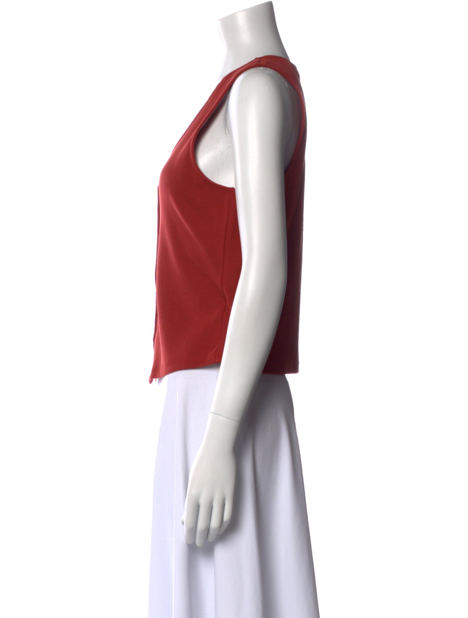 Veronica Beard V-Neck Sleeveless Crop Top w/ Tags