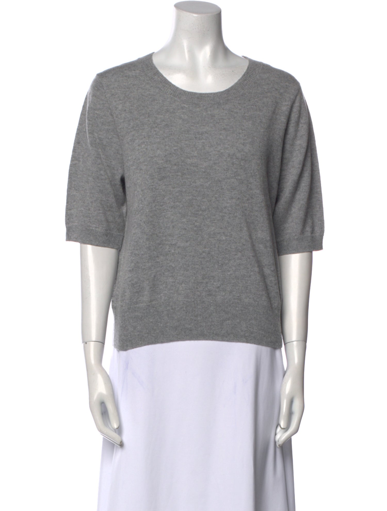 Veronica Beard Cashmere Scoop Neck Sweatshirt