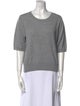 Veronica Beard Cashmere Scoop Neck Sweatshirt