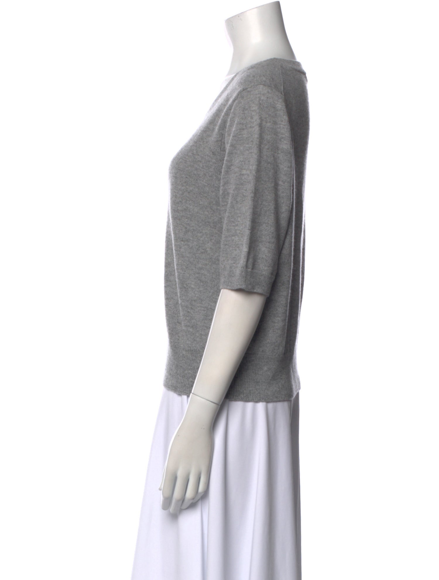 Veronica Beard Cashmere Scoop Neck Sweatshirt