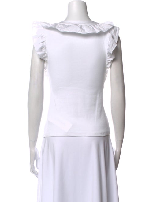 Veronica Beard V-Neck Sleeveless Top