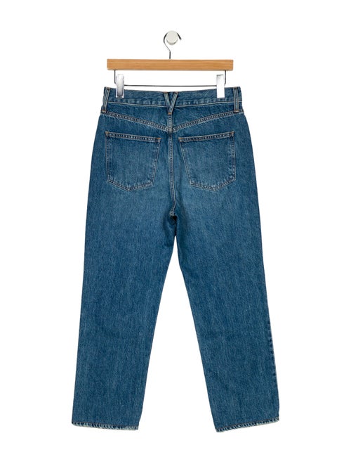 Veronica Beard High-Rise Straight Leg Jeans