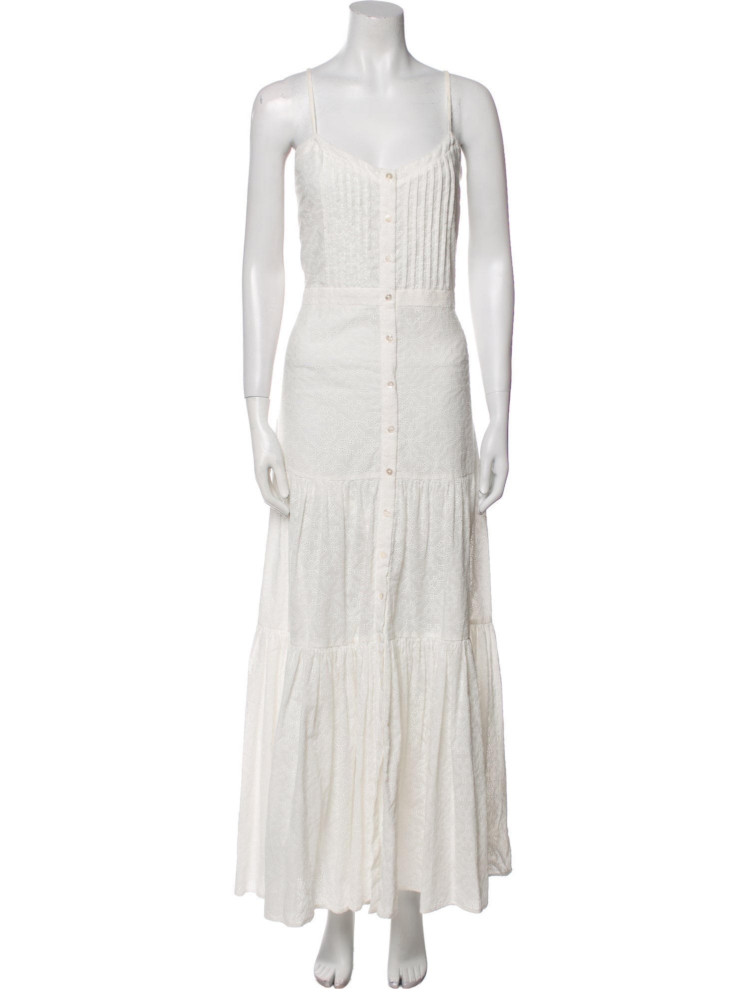 Veronica Beard Square Neckline Long Dress