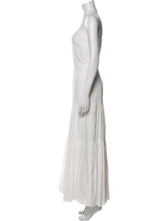 Veronica Beard Square Neckline Long Dress