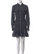 Veronica Beard Plaid Print Mini Dress