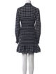 Veronica Beard Plaid Print Mini Dress
