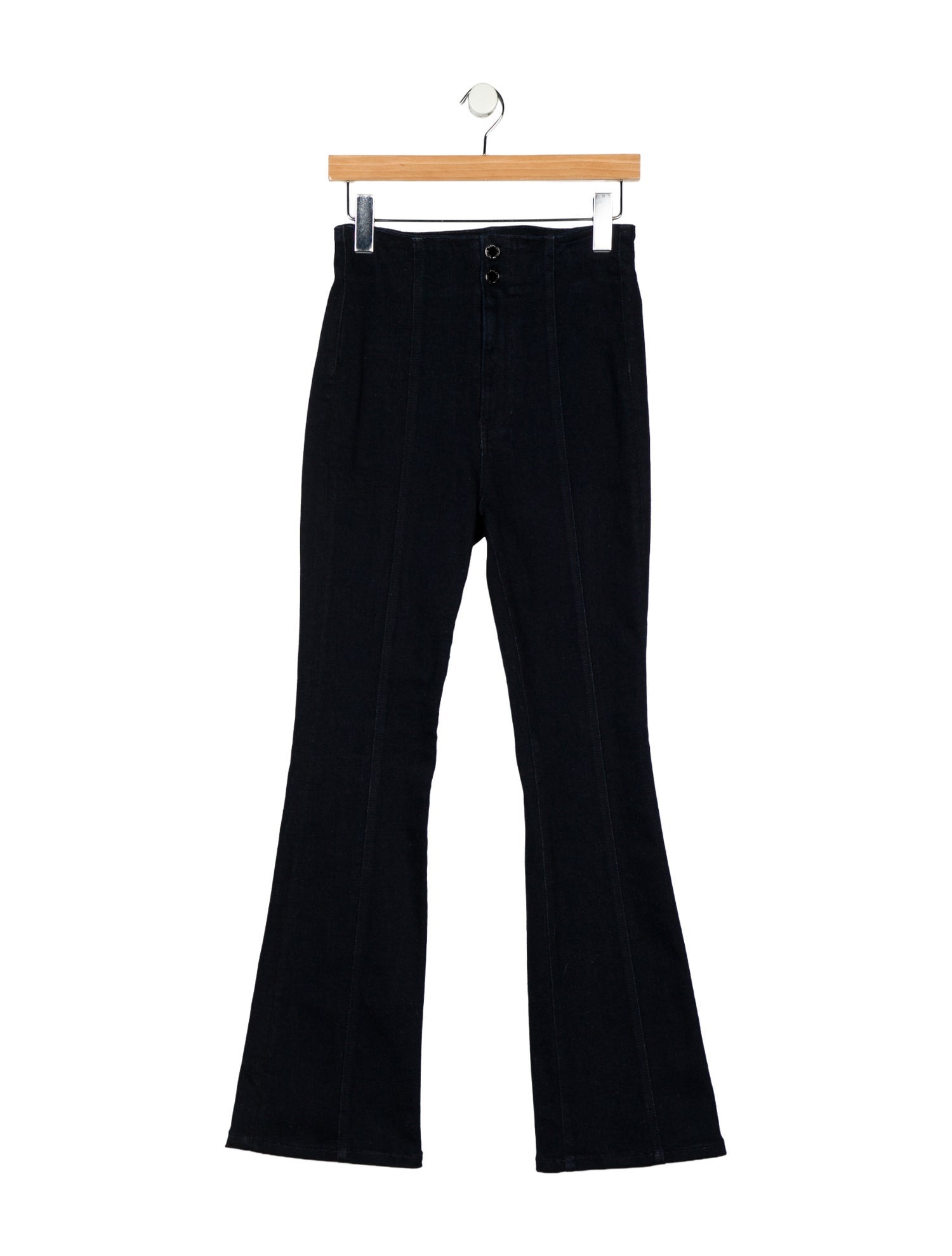 Veronica Beard High-Rise Wide Leg Jeans