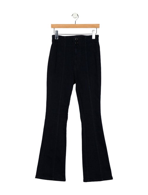 Veronica Beard High-Rise Wide Leg Jeans