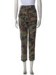 Veronica Beard Camouflage Print Straight Leg Pants