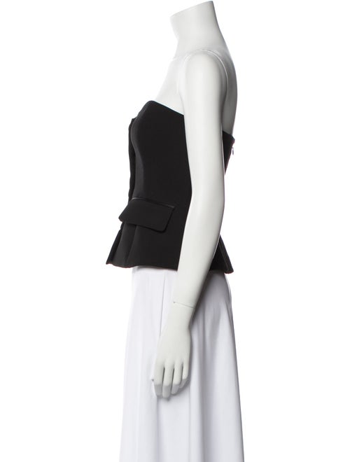 Veronica Beard Strapless Crop Top