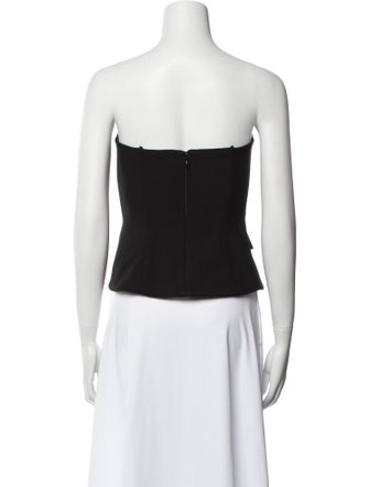 Veronica Beard Strapless Crop Top