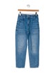 Veronica Beard High-Rise Straight Leg Jeans