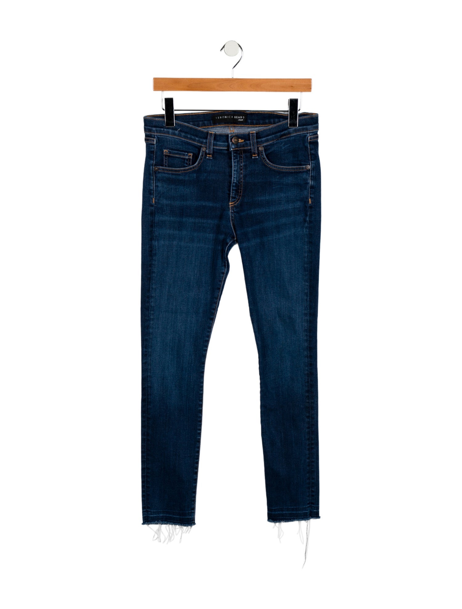 Veronica Beard Mid-Rise Skinny Leg Jeans