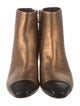Veronica Beard Leather Colorblock Pattern Boots
