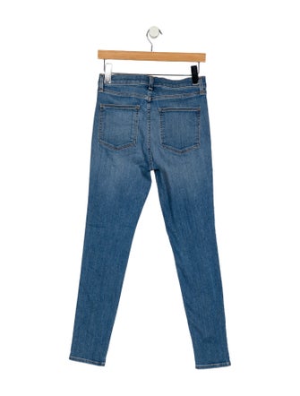Veronica Beard Mid-Rise Skinny Leg Jeans