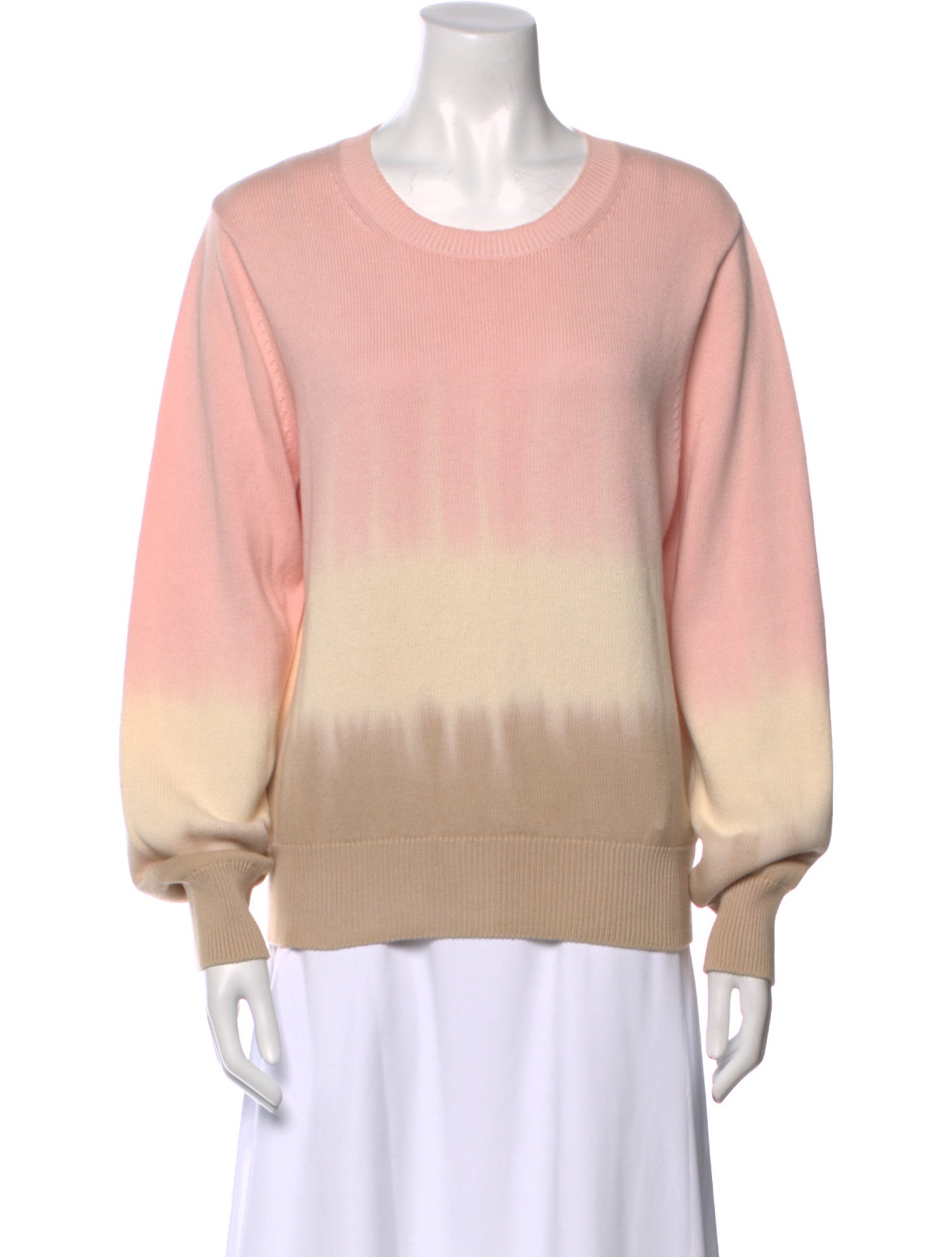 Veronica Beard Tie-Dye Print Crew Neck Sweater