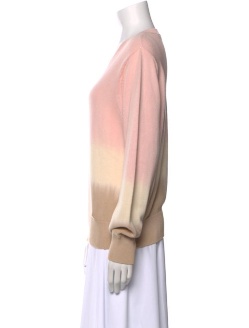 Veronica Beard Tie-Dye Print Crew Neck Sweater