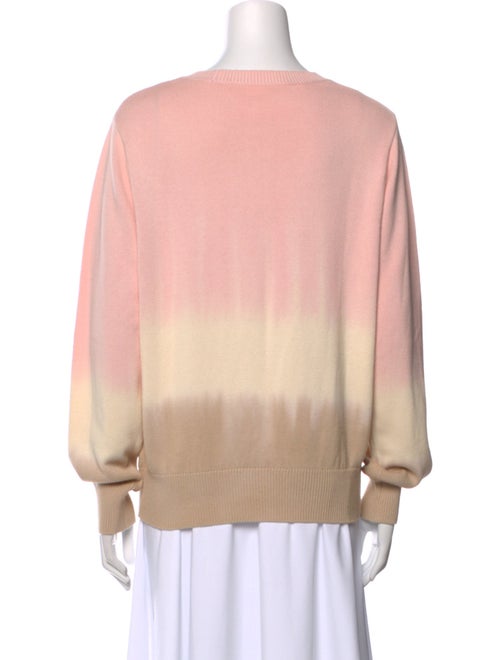 Veronica Beard Tie-Dye Print Crew Neck Sweater