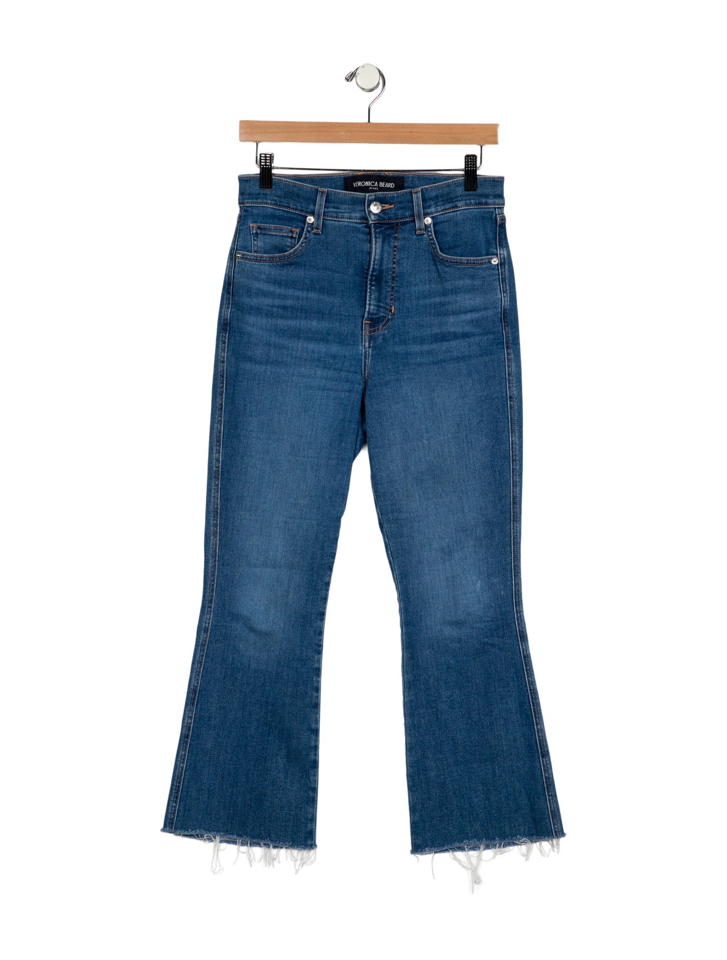 Veronica Beard High-Rise Wide Leg Jeans
