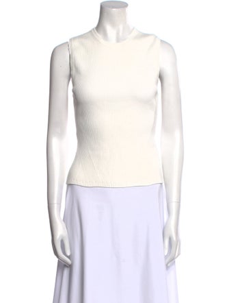 Veronica Beard Crew Neck Sleeveless Top