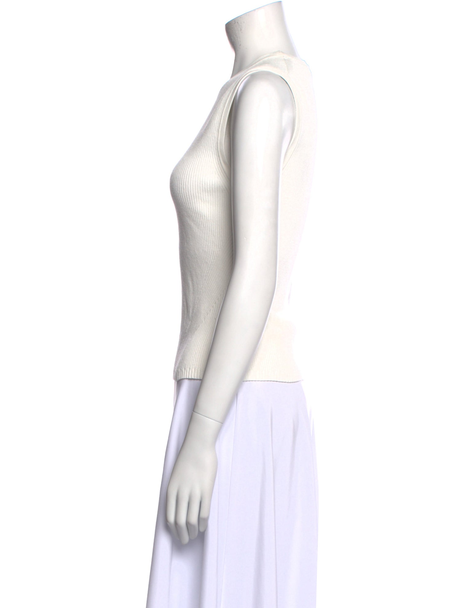 Veronica Beard Crew Neck Sleeveless Top