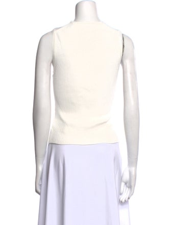 Veronica Beard Crew Neck Sleeveless Top