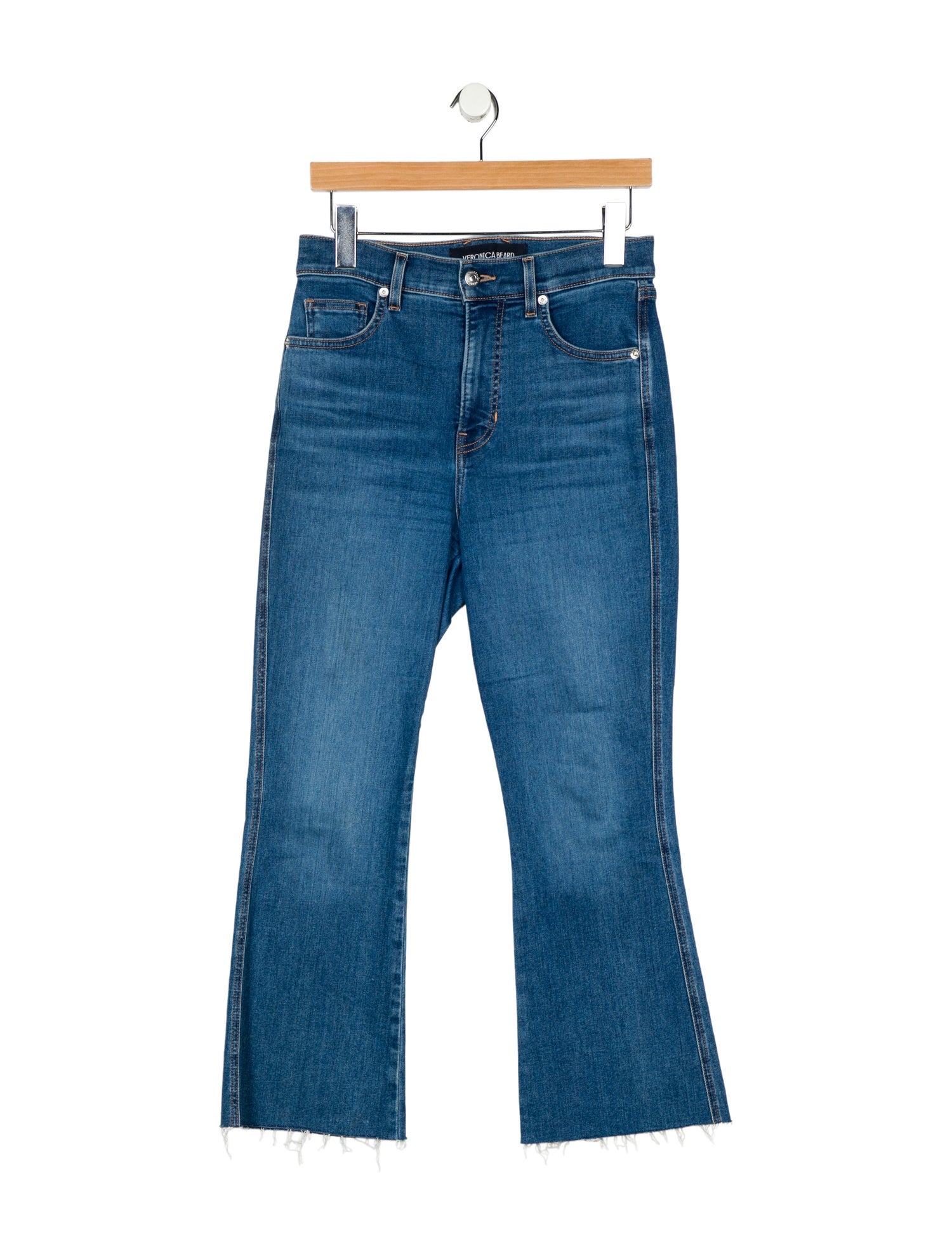 Veronica Beard High-Rise Wide Leg Jeans