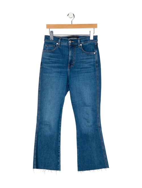 Veronica Beard High-Rise Wide Leg Jeans