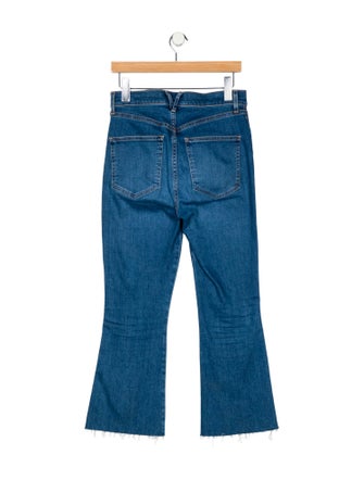 Veronica Beard High-Rise Wide Leg Jeans